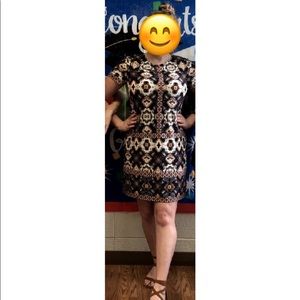 Geometric shift dress